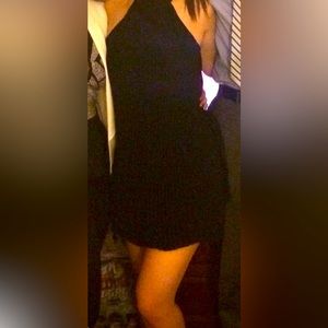 Fun and flowy black dress